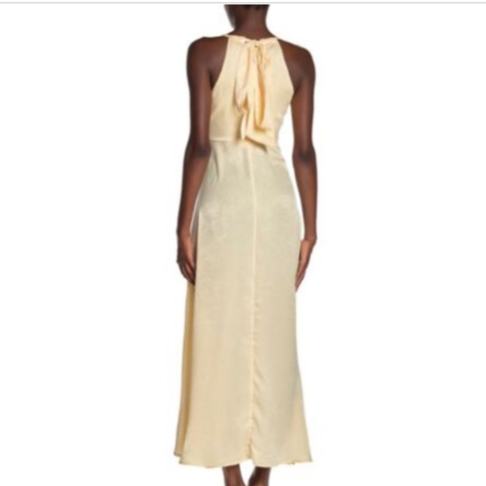 Free People Olivia Satin Dress Nude S - Picture 2 of 2